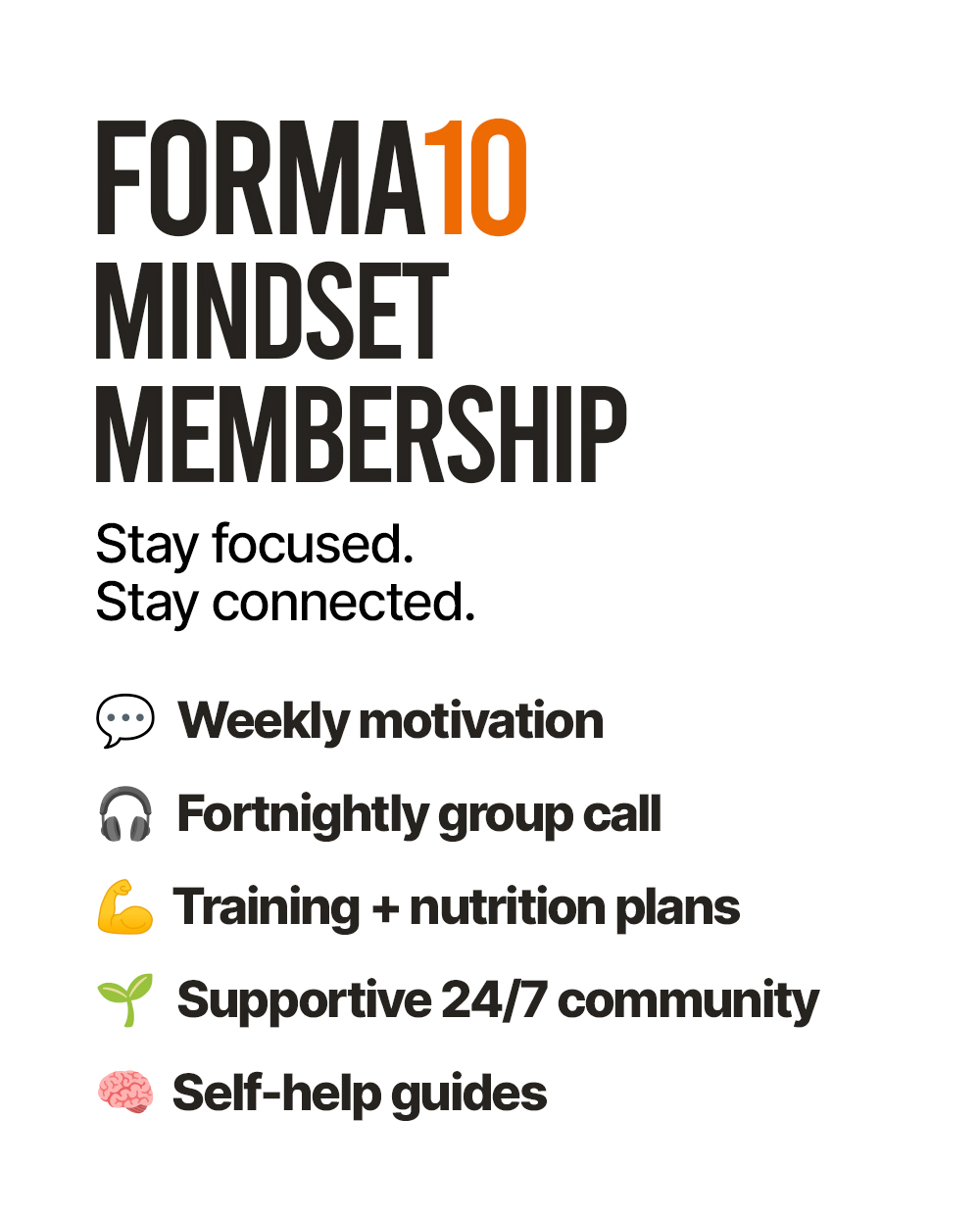 forma10 mindset membership 4